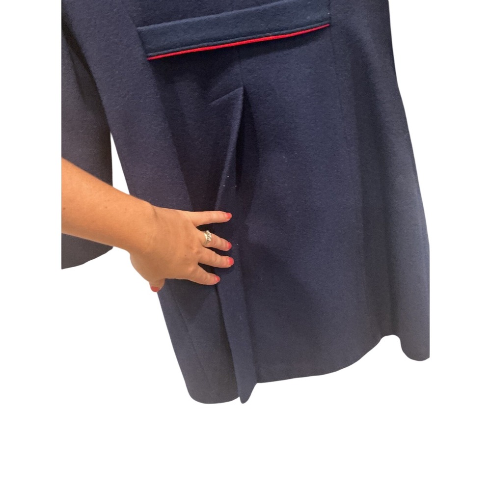 Vintage Rothschild Girls Peacoat Wool Coat 6 Sailor Navy Blue Military Classic - Picture 13 of 13